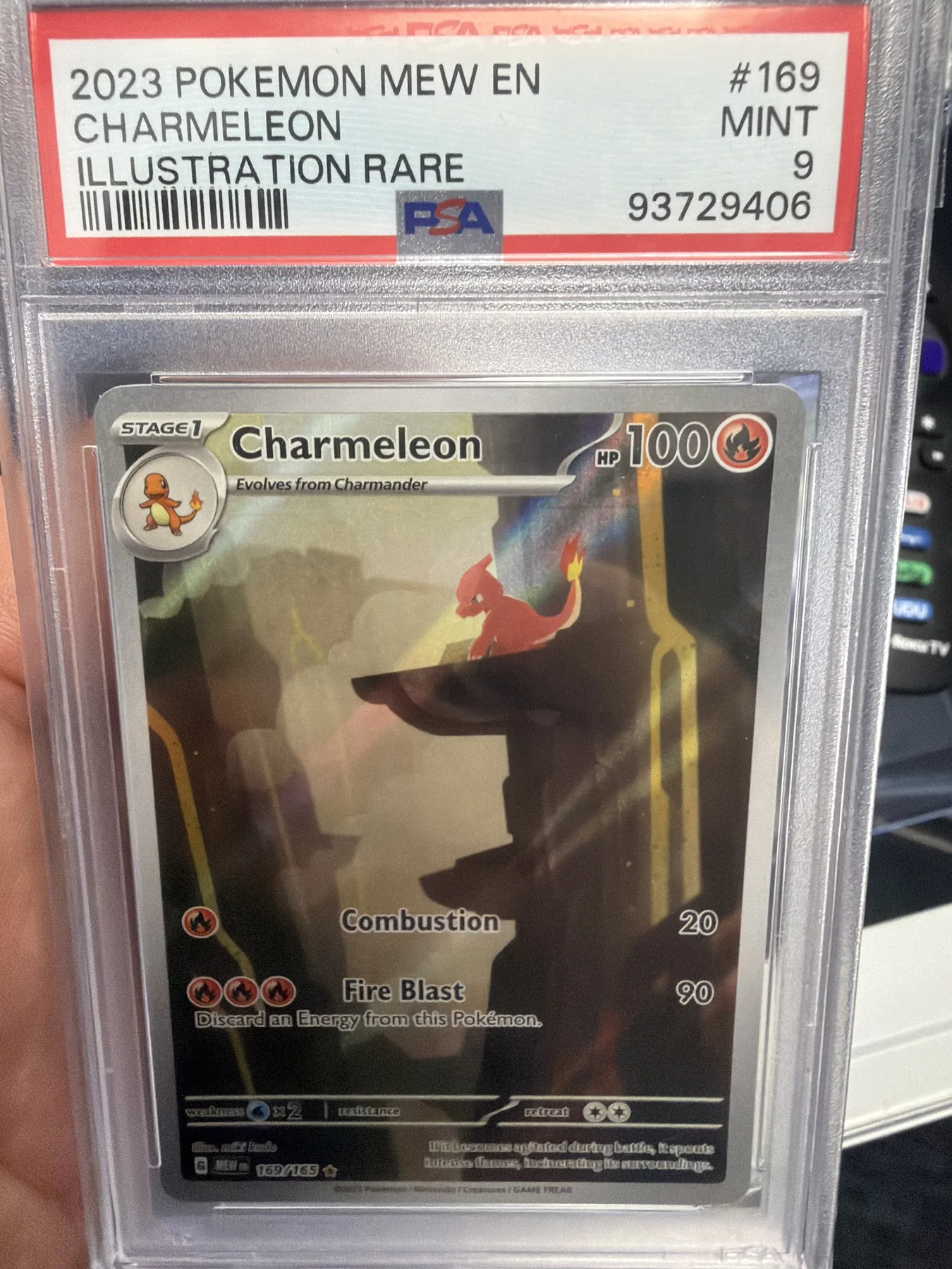 Charmeleon 2023 Pokemon 151 MEW Illustration Rare PSA 9