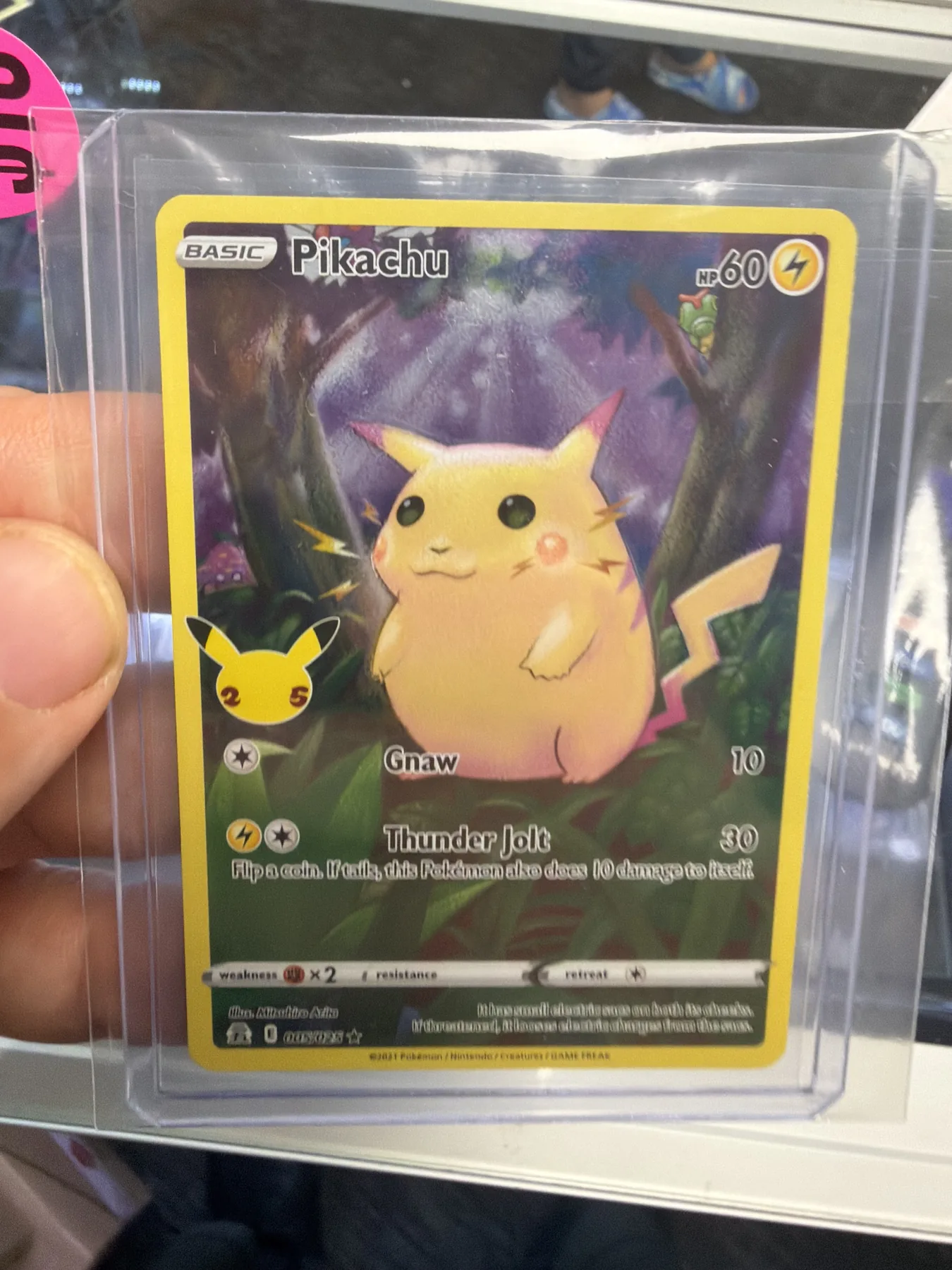 Pikachu Illustration Rare Pokemon TCG card