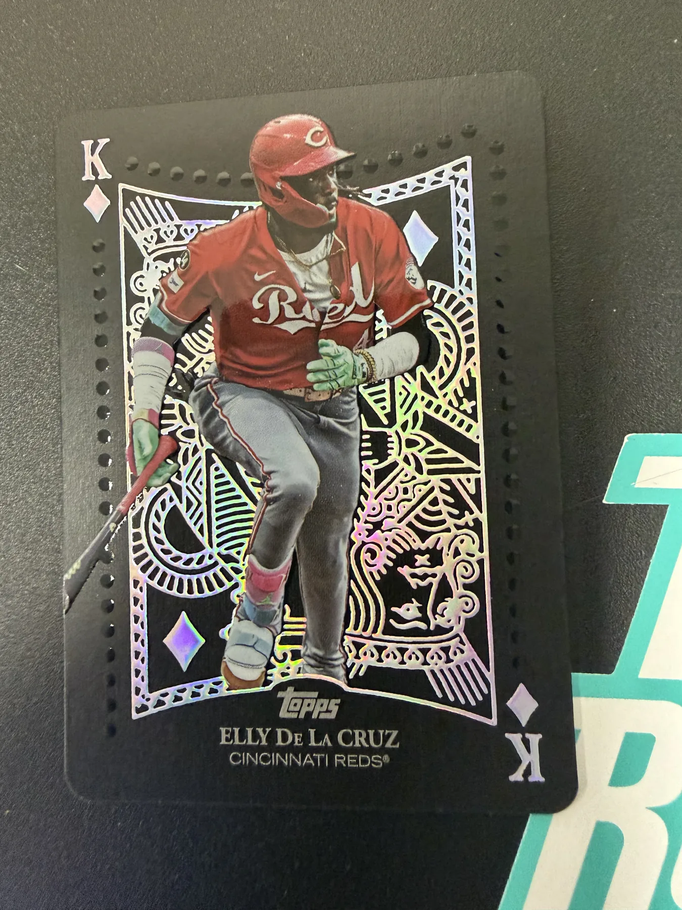 Elly De La Cruz Topps playing card design